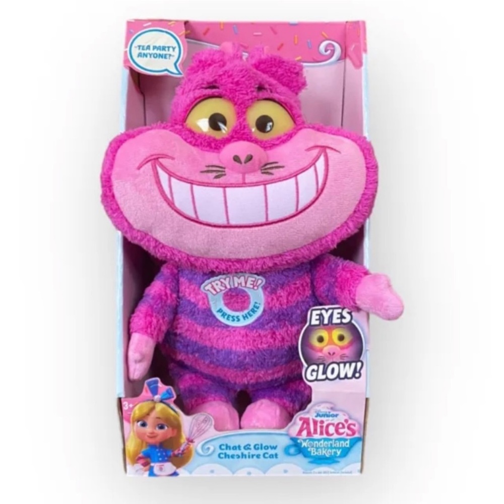 NWT Disney Talking Cheshire Cat